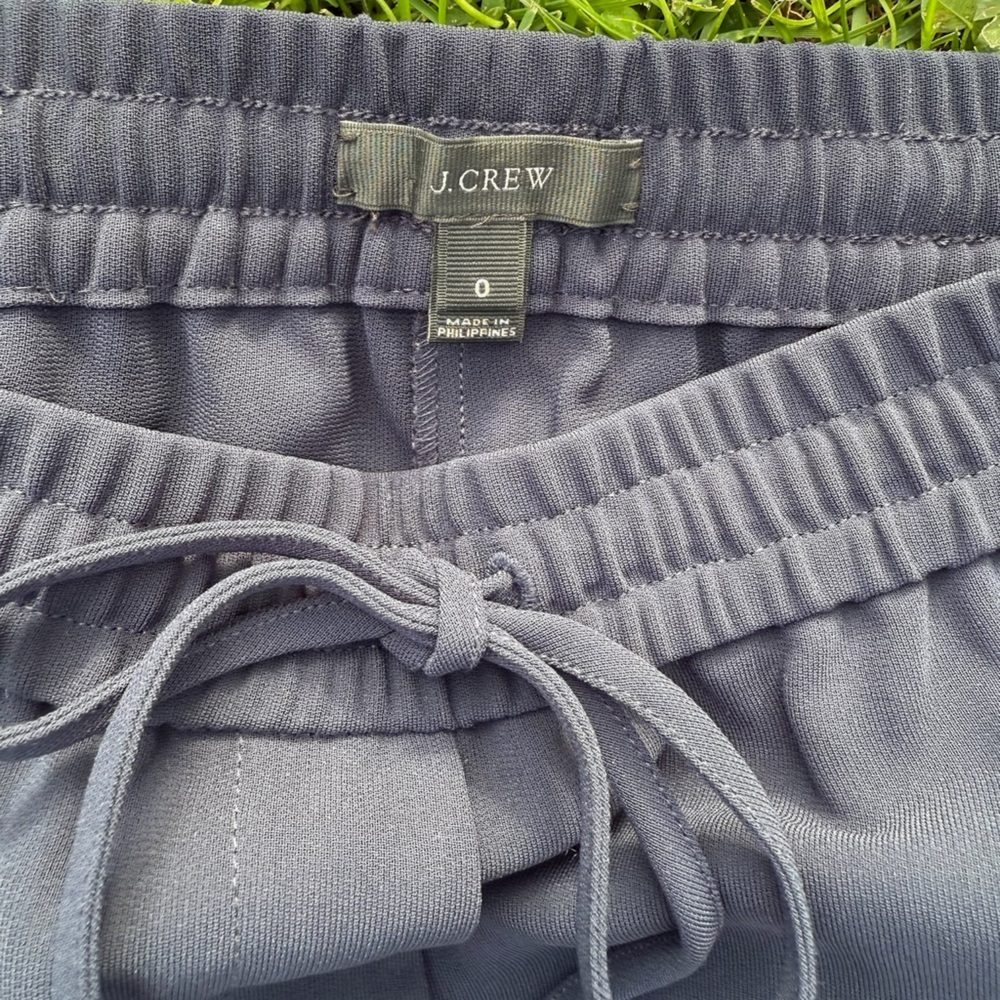 J. Crew drawstring cuffed ankle pants - size 0 - Picture 2 of 5